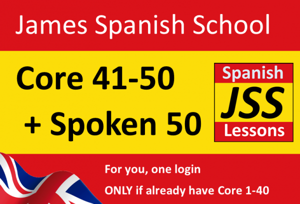 Spanish Core 41-50 + Spoken Spanish Practice Lessons 1-50