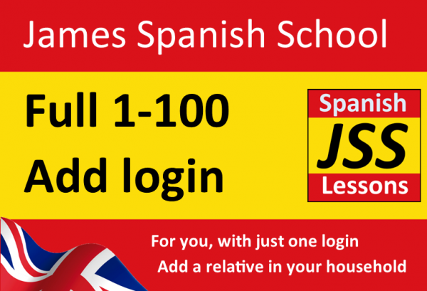 Full course 1-100 Second login upgrade (a relative in same household)